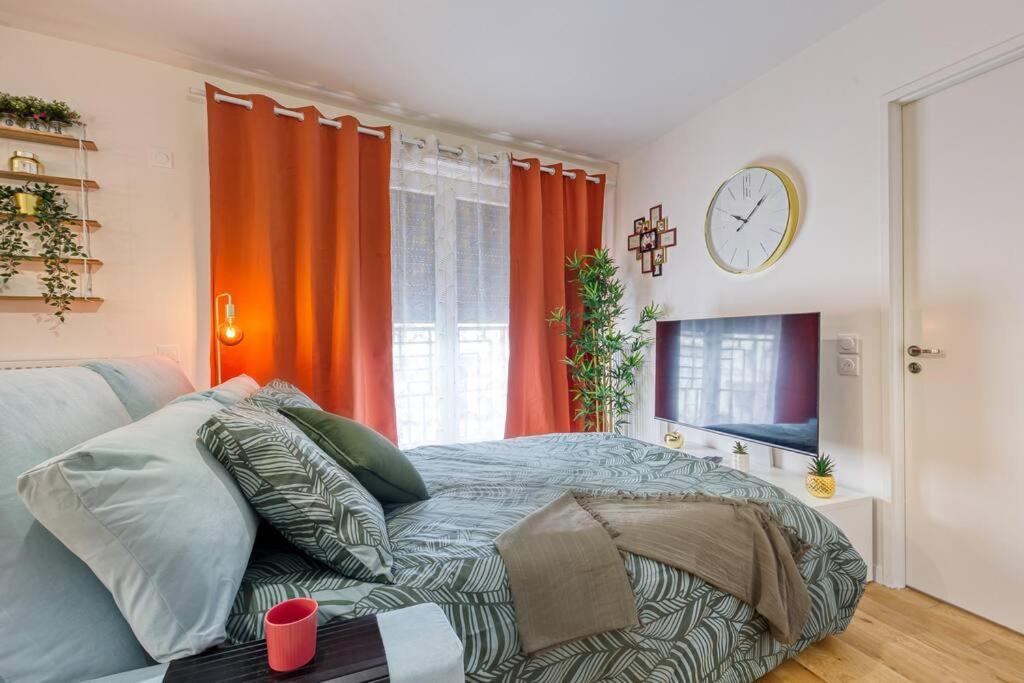Ferienwohnung Easy Paris Visit Metro & Parking Saint-Ouen  Exterior foto